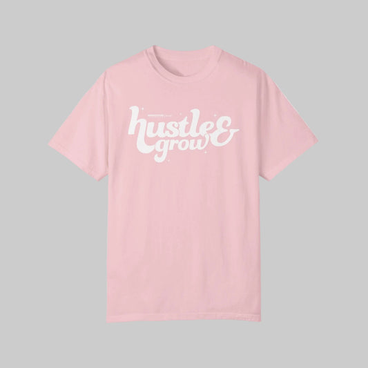 HUSTLE & GROW T-Shirt | Motivational Streetwear