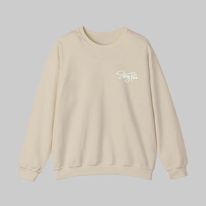 Stay True | Embroidered Crewneck