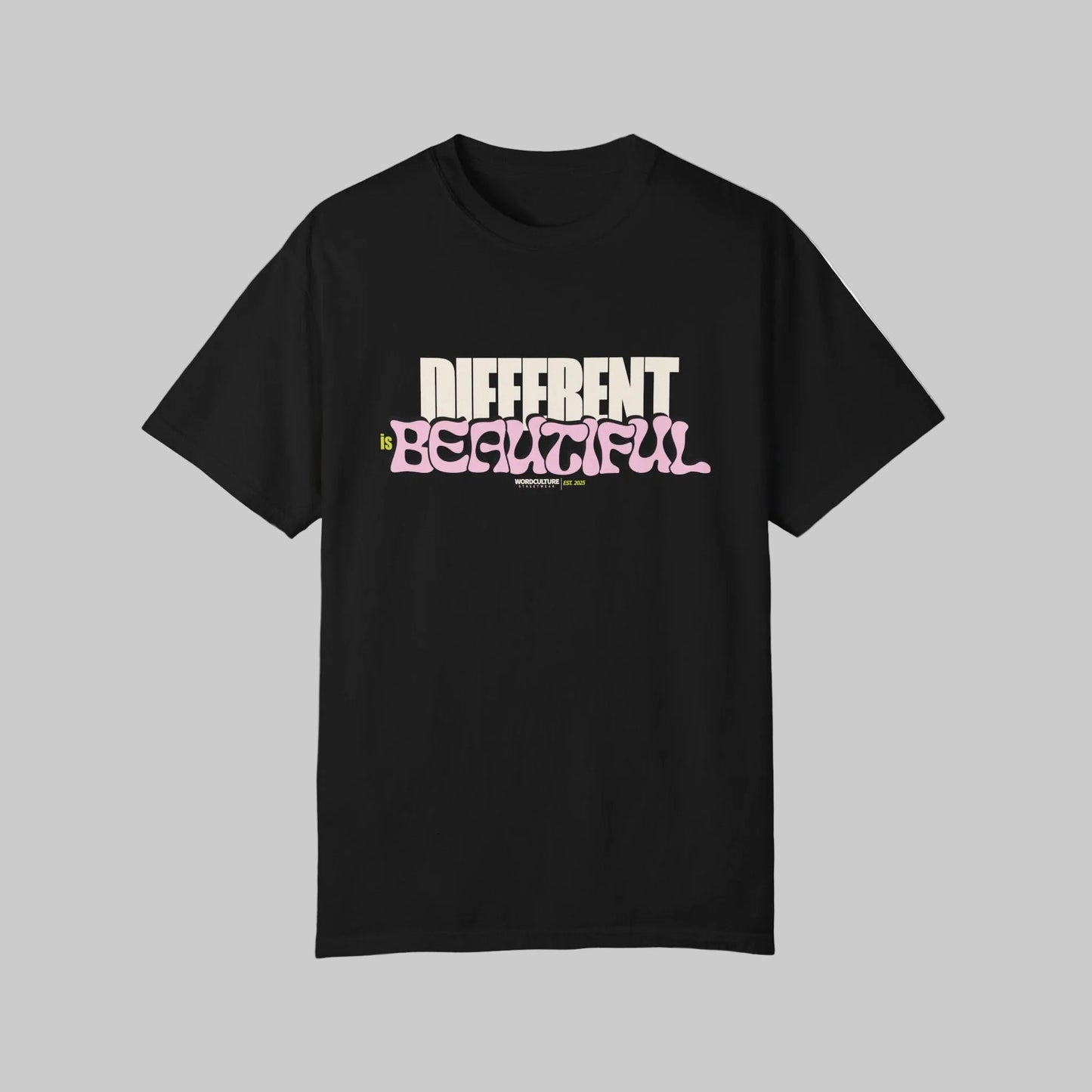 DIFFERENT IS BEAUTIFUL T-Shirt | CELEBRATE INDIVIDUALITY