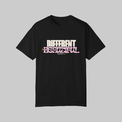 DIFFERENT IS BEAUTIFUL T-Shirt | CELEBRATE INDIVIDUALITY