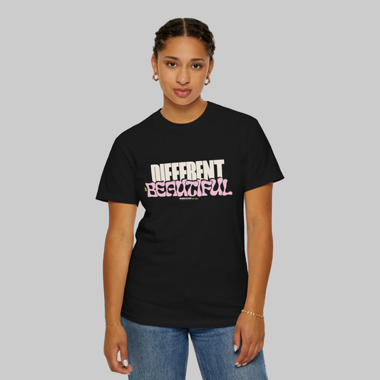 DIFFERENT IS BEAUTIFUL T-Shirt | CELEBRATE INDIVIDUALITY