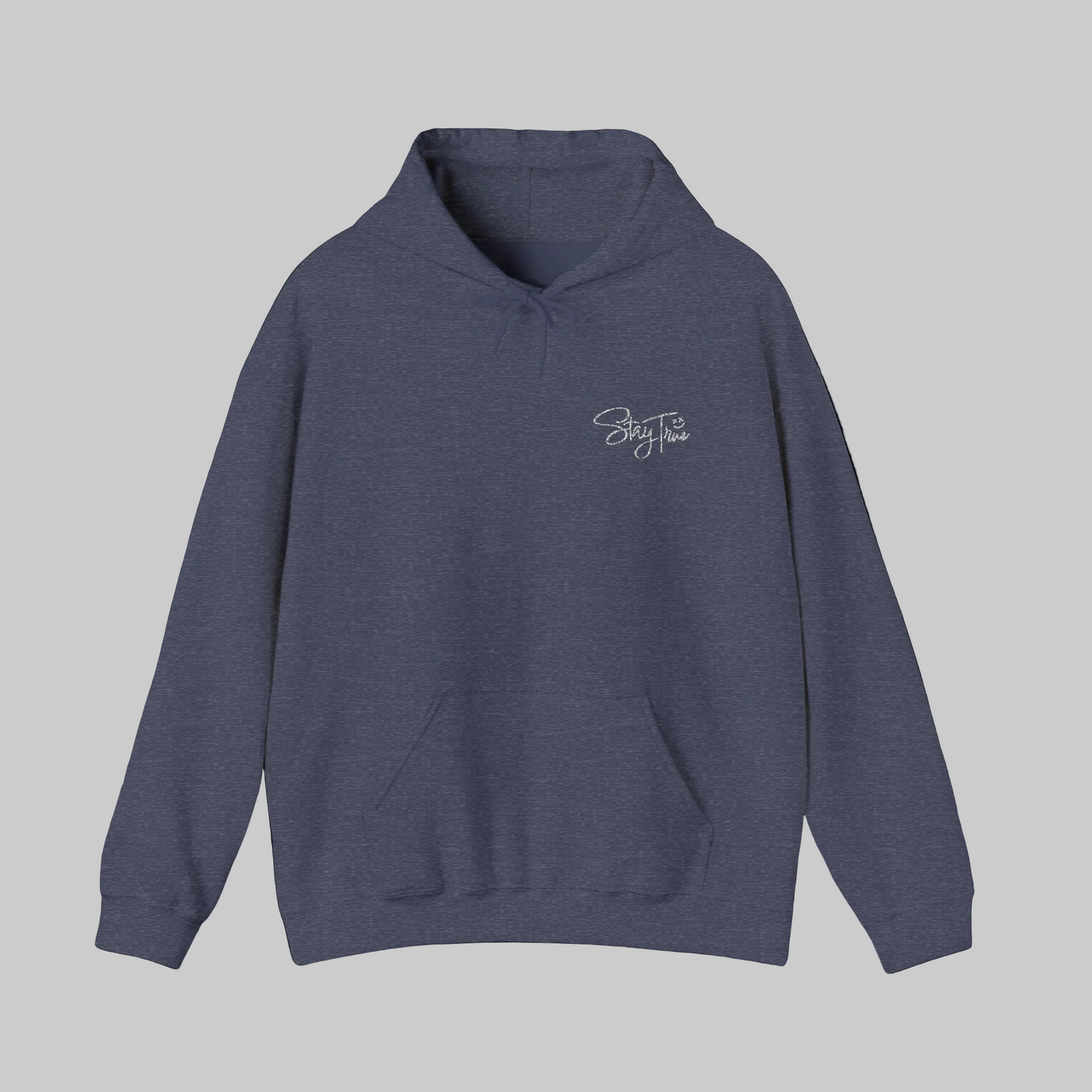 Stay True | Embroidered Hooded Sweatshirt